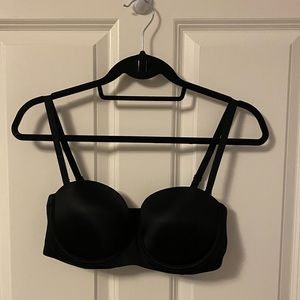 Black bra with removable straps
